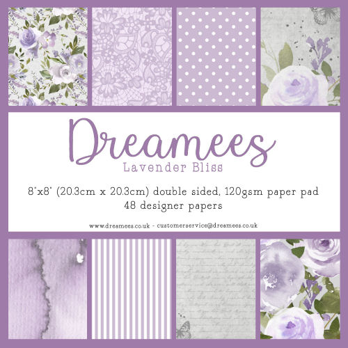 Lavender Bliss 8x8 Paper Pad